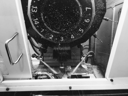 Brother CNC machine in operation at Shawnee Specialties