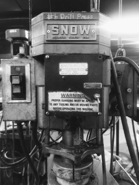 Snow tapping machine at Shawnee Specialties