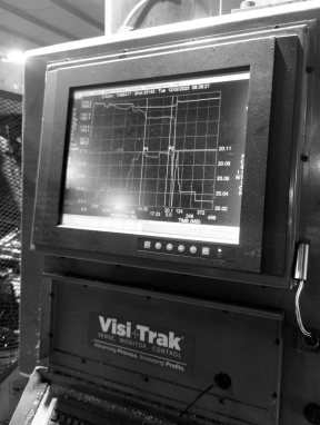 Real-time shot monitoring display at Shawnee Specialties